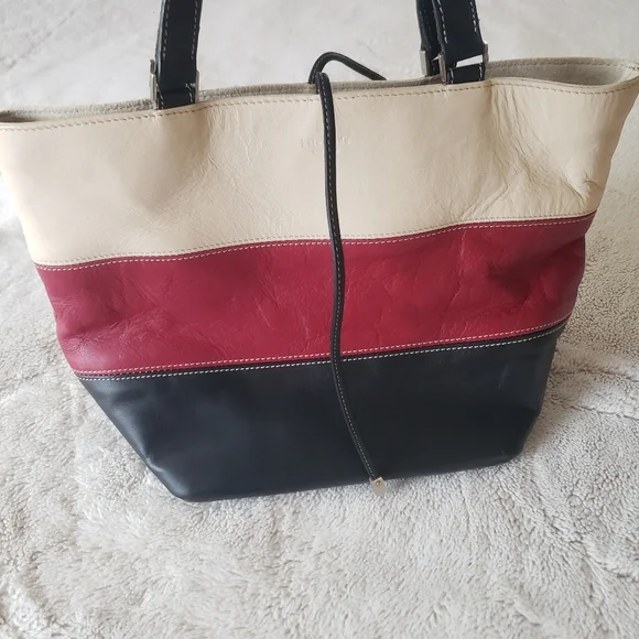 Kate Spade Tricolor Leather Tote Bag - Picture 8 of 16